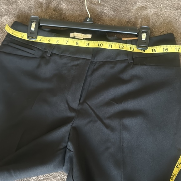 NWT Cooper&Ella Black High Rise Flat Front Bootcut Stretchy Dress Pants, Size 8. - Picture 9 of 12